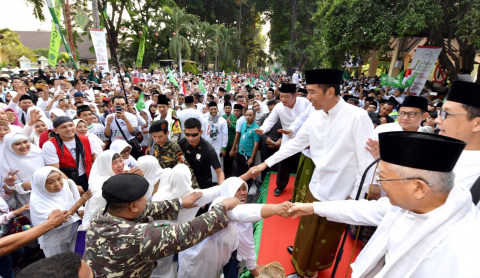 Ma’ruf Amin: Jokowi itu Ternyata Santri