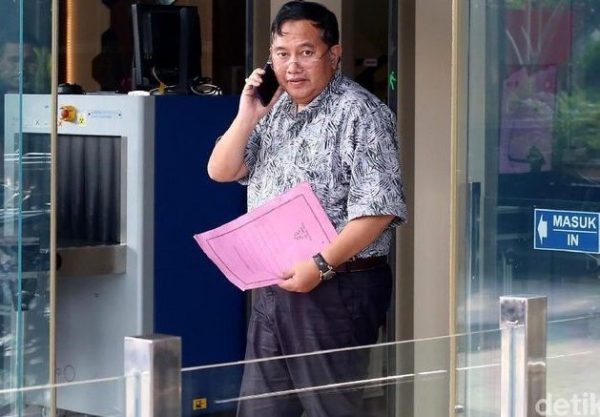 Eks Wabup Lampura Sri Widodo dan Brimob Diperiksa KPK Kasus Suap Lampung Tengah