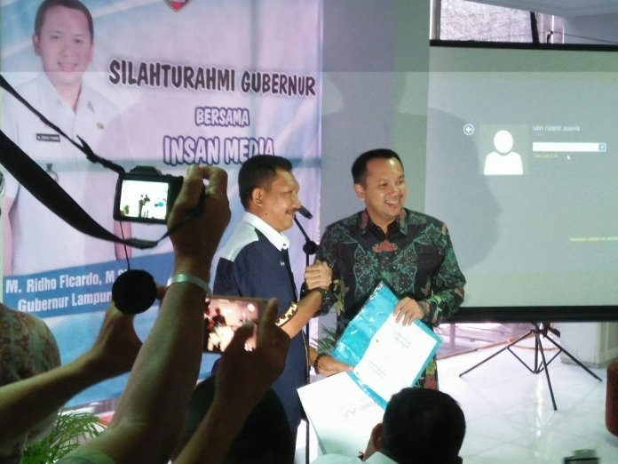 Gubernur Lepas Peserta HPN PWI Lampung