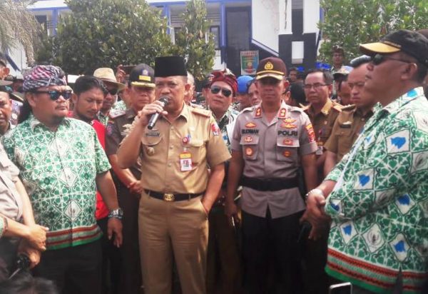 Aksi Damai APDESI: Polres Lampung Utara Terjunkan 771 Personel