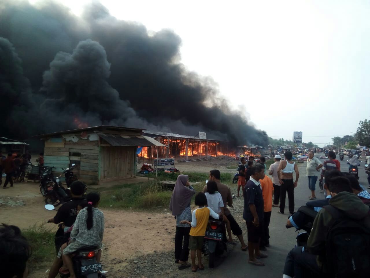 Pasar Pulung Kencana Kembali Dilahap Si Jago Merah