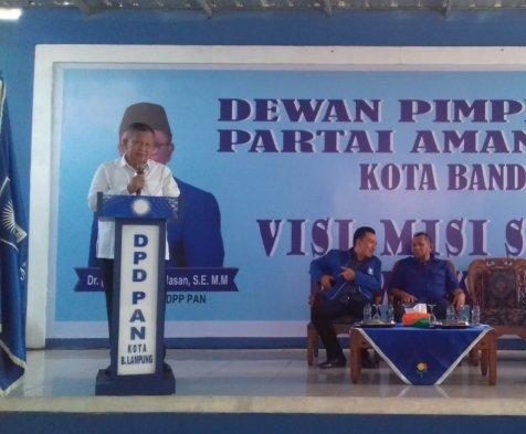 Bersinar di Partai Berlambang Matahari Terbit, Yusuf Kohar Ajak PAN Berjuang Jadikan Bandarlampung Lebih Baik