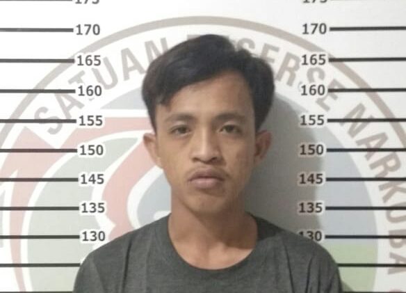 Maksud Hati ‘Nyerodot’ Shabu, Guntur Tertangkap Sat Intelkam Polres Lampura