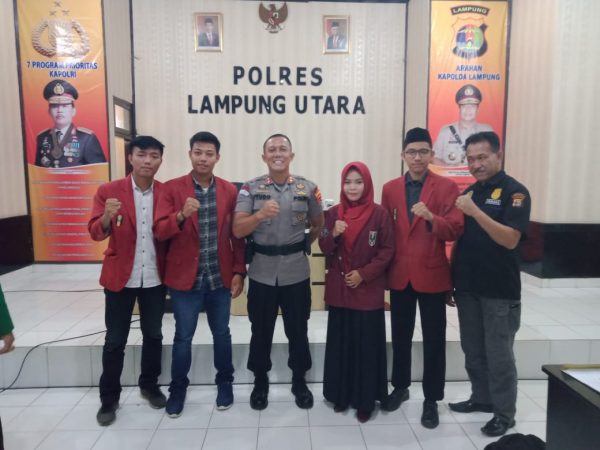 Kapolres Lampung Utara Audiensi Bersama LSM dan Mahasiswa