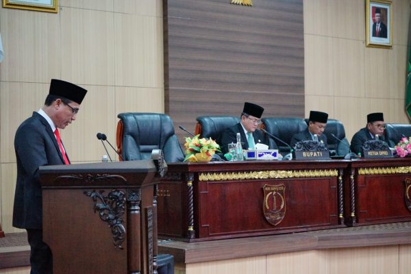 DPRD Muba Sampaikan Laporan Pansus terhadap LKPJ Bupati Muba TA 2019