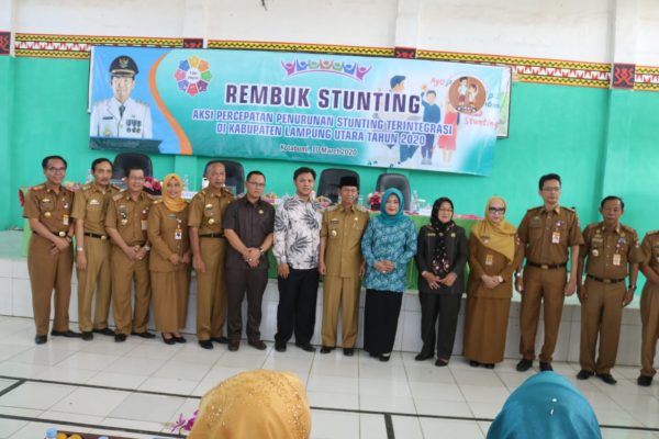 Pemkab Lampura Genjot Penurunan Stunting Guna Hindari Lost Generation
