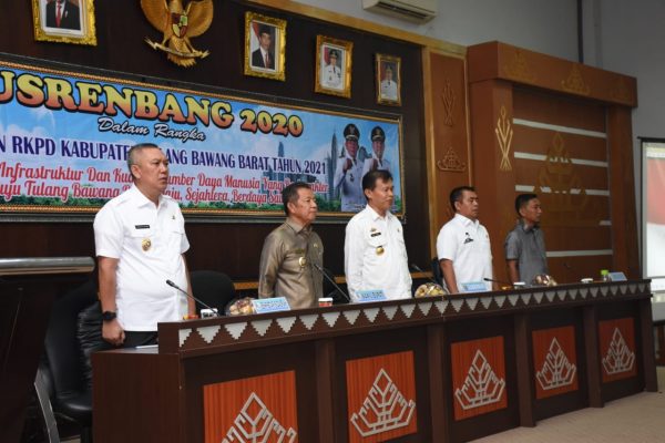 Kadis Perkebunan Lampung Buka Musrenbang Pemda Tulang Bawang Barat