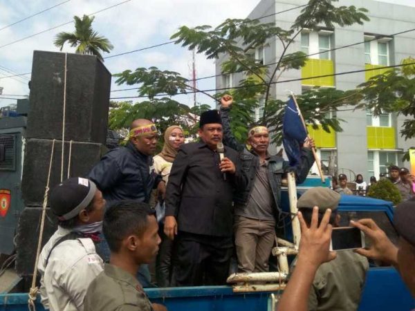 Buruh Lampung Tengah Tolak RUU Omnibus Law Cipta Lapangan Kerja