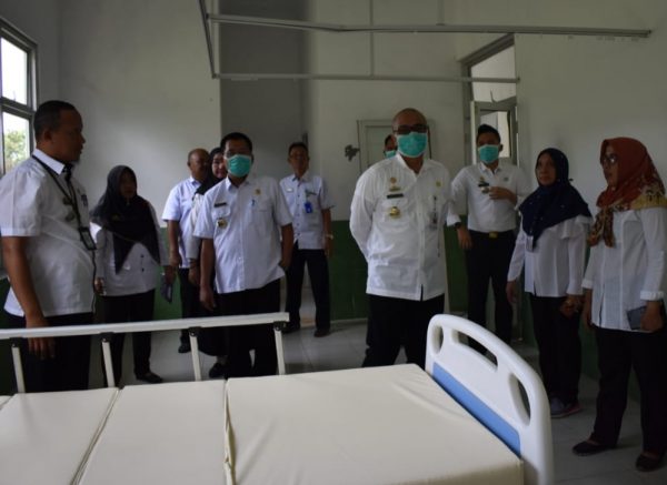 Memastikan Kebijakan Dewi Handajani Berjalan, Hamid A Lubis Sidak RSUD Batin Mangunang