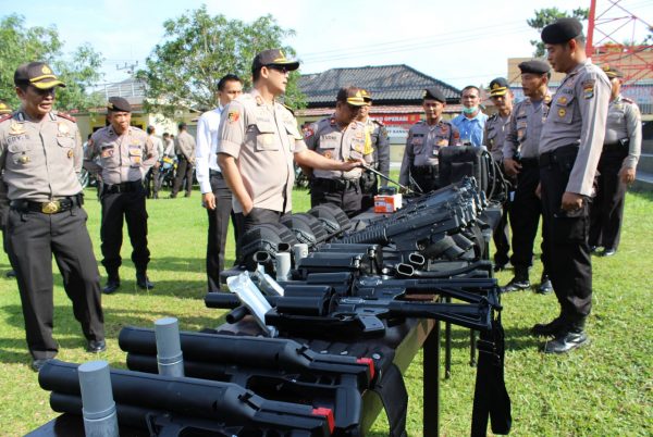 AKBP Binsar Manurung Pimpin Apel PAM Pilkada Way Kanan