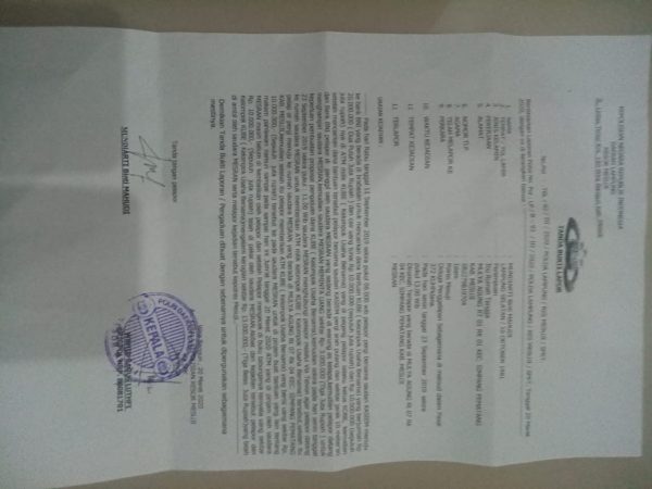 Kelompok Penerima Bantuan KUBE Laporkan Pemotongan Bantuan ke Polres Mesuji