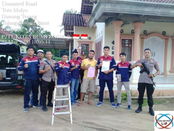 Maling Listrik Rumah Kades Hingga Balai Tiyuh Sakti Jaya Disegel Opal