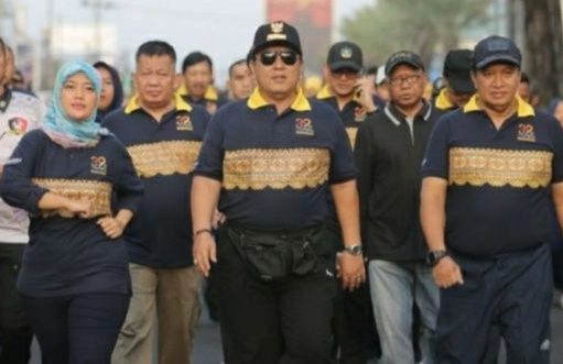 Lomba 10 K dan Fun Walk PTBA Dibuka Gubernur Lampung, Ribuan Peserta Nyasar?