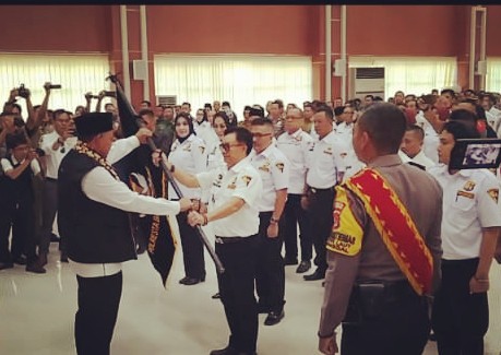 Disaksikan Wakapolda Pokdar Kamtibmas Se-Bandar Lampung di Kukuhkan