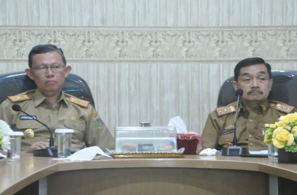Sekda Evaluasi Pengelolaan Media Center dan Liputan Diskominfotik Lampung