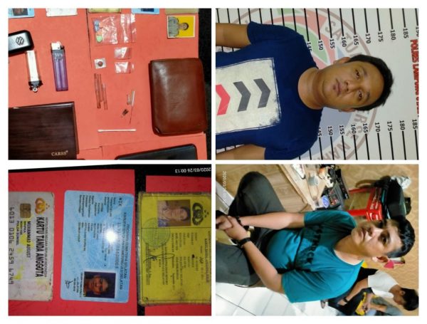 Lagi Asyik ‘Nge-Fly’, Dua Oknum Anggota Polda Sumsel Ditangkap Resmob Polres Lampura