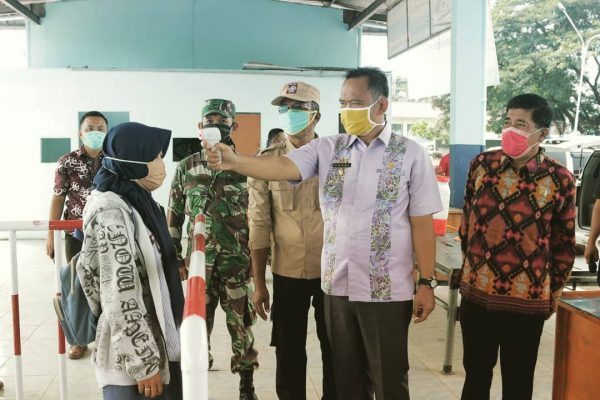 Pemda Pringsewu Steriliasasi Wilayah di Pintu Keluar Masuk Kabupaten