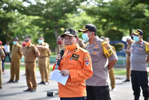 Pemkab Mesuji Pasang 5 Posko Pencegahan Covid-19