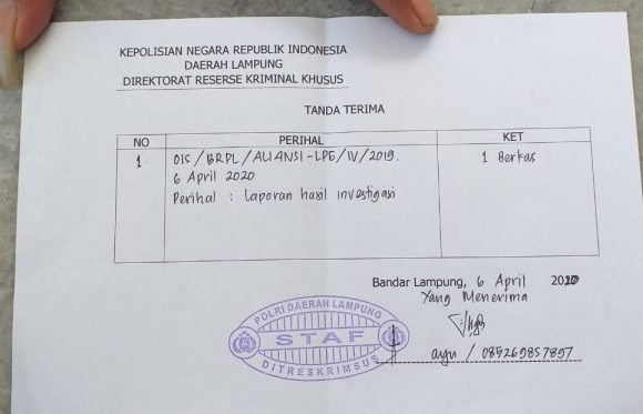 Walikota Herman HN Dilaporkan ke Ditreskrim Polda Lampung Kasus Pembohongan Publik