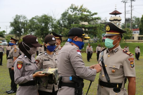 Kasatlantas dan Tiga Kapolsekdi Polres Lampung Utara Dirolling