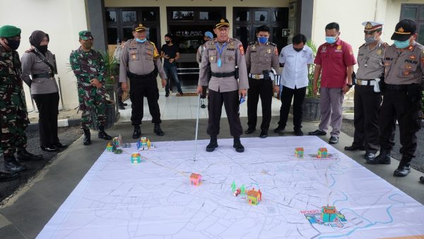 Gelar Sispamkota, Polres Lampura Antisipasi Dampak Covid-19