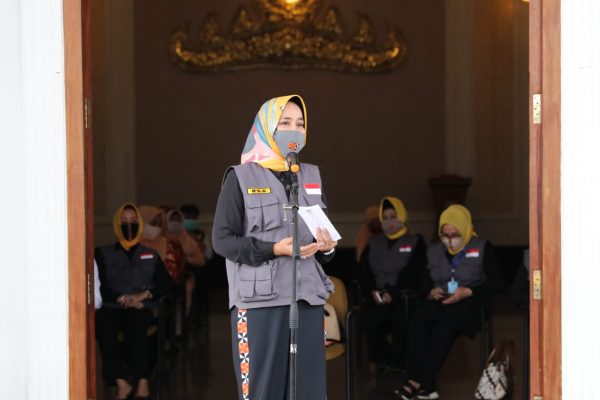 Riana Arinal Gandeng Gerkatin Lampung Untuk Edukasi Pencegahan Covid-19 di Kalangan Tungarungu
