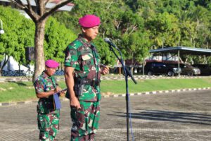 Komandan Brigade Infanteri 4 Memimpin Apel Gabungan Seluruh Prajurit