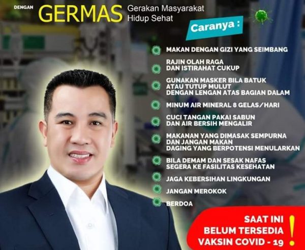Dendi Ramadhona Meminta Masyarakat Pesawaran, Dapat Menjaga Pola Hidup Sehat dan Menjaga Kebersihan Lingkungan