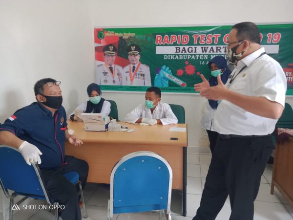 DRA Fasilitasi Rapid Test Bagi Warga dan Wartawan