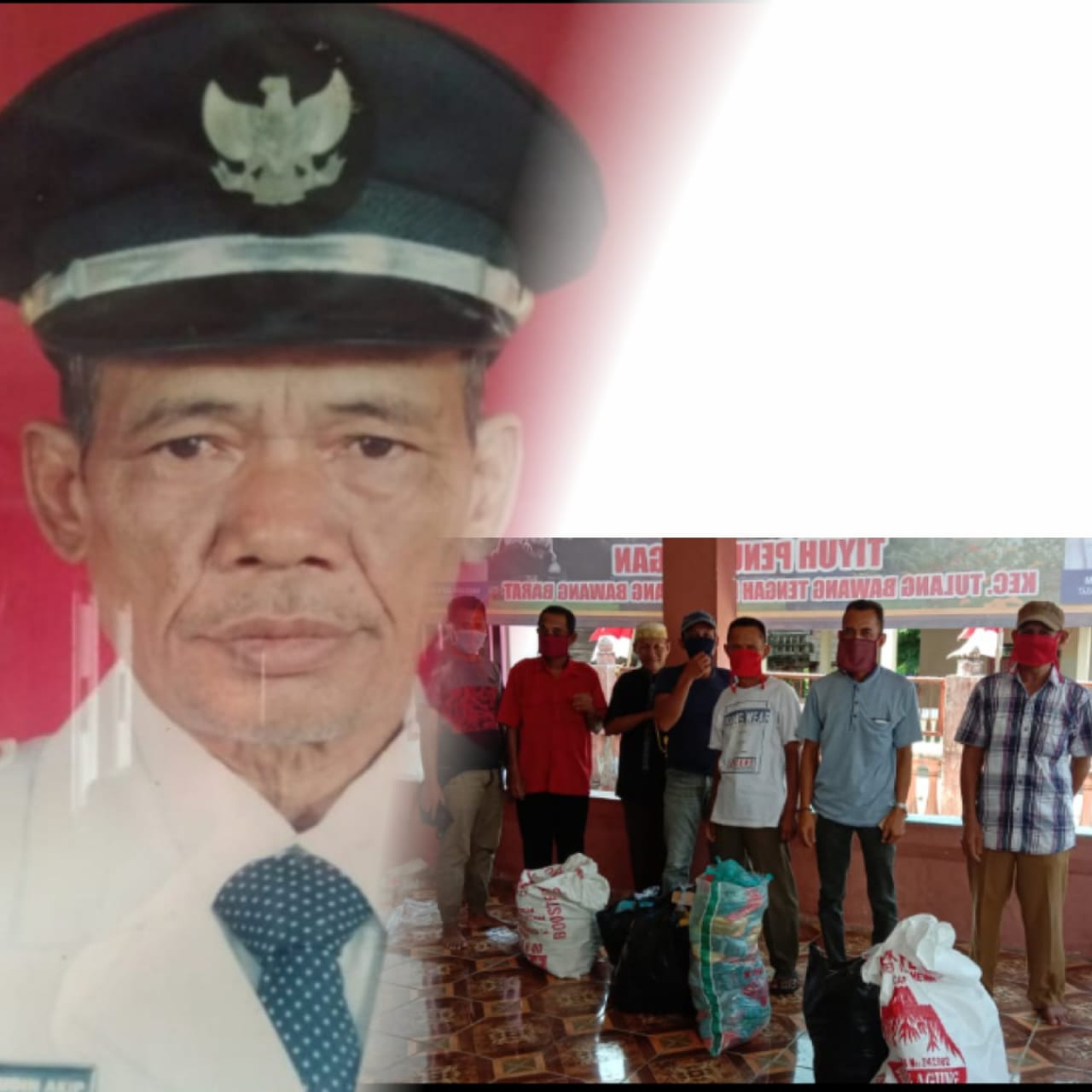 Lawan Covid -19 Tiyuh Penumangan Bagikan Masker