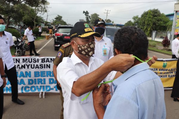 Gerakan Masker Muba Masif Berjalan untuk Memutus Penyebaran Covid-19