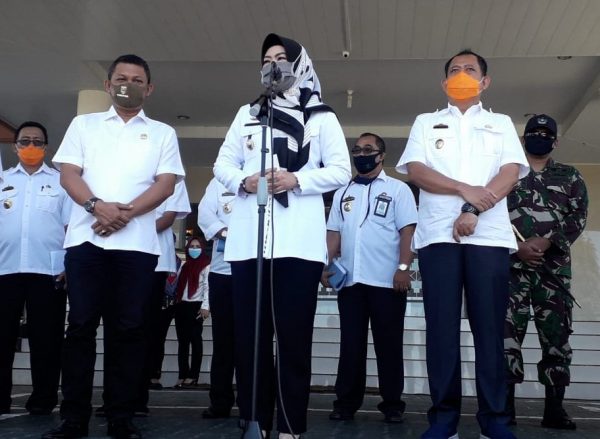 Pemda Tanggamus Mulai Salurkan Bantuan Pangan Gugus Tugas Covid-19