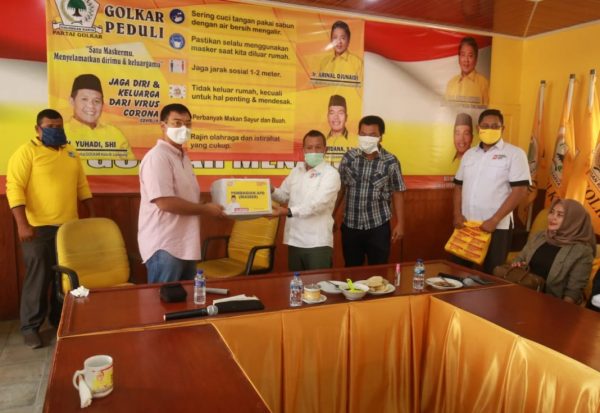 Silahturahmi Dengan Pimpinan Golkar Kota Bandar Lampung, Rycko Menoza Salurkan Tali Asih Sambut Ramadhan