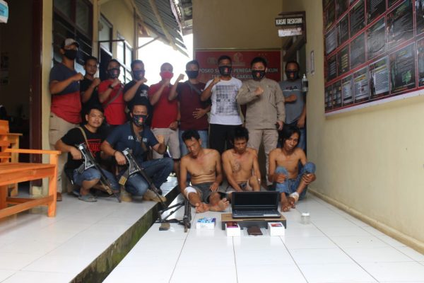 Tiga Rampok Bersenjata Laras Panjang Asal Padang Cermin dan Way Ratai Ditembak Tekab 308 Polres Tanggamus