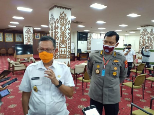 TIM Gugus Tugas Covid-19 Rapat Terbatas Bahas Kasus Zona Merah Bandar Lampung