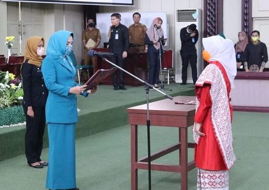 Usai Bupati, Winarti Dilantik Sebagai Ketua TP PKK dna Ketua Dekranasda Lamsel