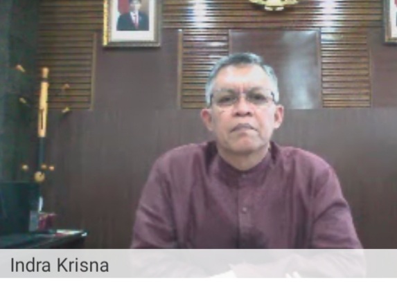 Jelaskan Kebijakan Covid-19 OJK Lampung Ganthering Media Virtual