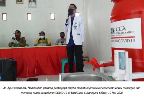 CCAI Bersama Gugus Tugas Desa Sukanegara Gelar Giat Terbatas Waspada Corona Jelang Idul Fitri