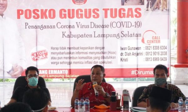 Pemkab Lamsel Akan Produksi 1,5 Juta Masker Untuk Warga