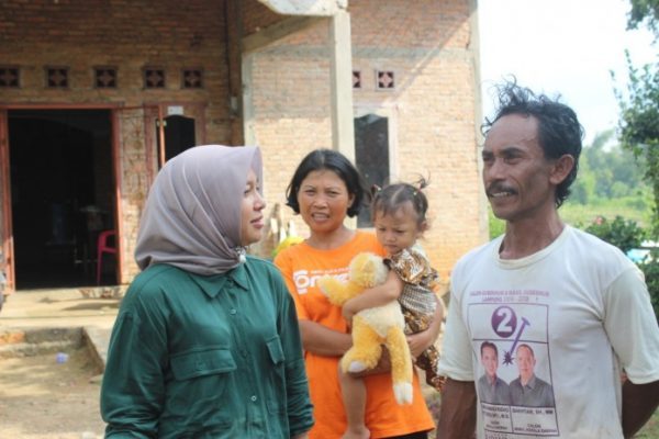 DPRD Kota Metro Kunjungi Warga Terdampak Puting Beliung Karang Rejo