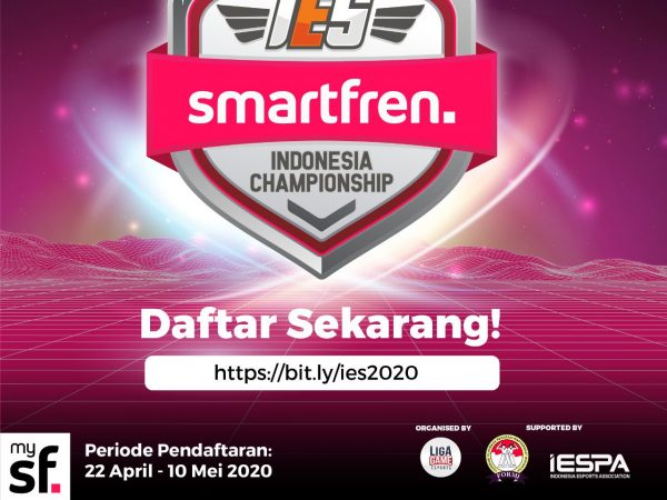 Bantu Halang Penyebaran Covid-19 Smartfren Gelar IES Smartfren Indonesia Championship Total Hadiah Hingga Rp500 Juta
