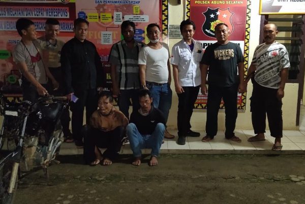 Usai Bobol Rumah, Santoso cs Dicokok Polsek Abung Selatan