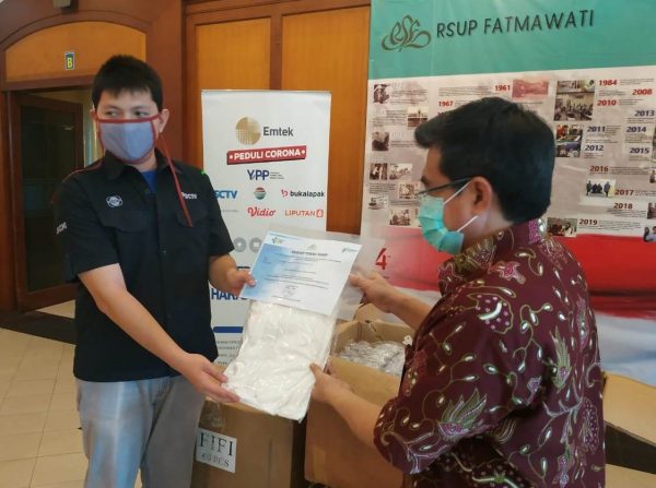 EMTEK Peduli Corona Salurkan Bantuan ke Wilayah Sumatera