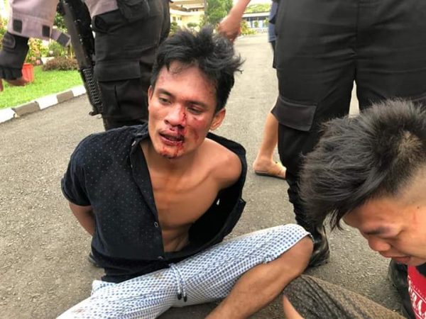 Dua Curanmor Asal Pubian Lampung Tengah Babak Belur Dihajar Massa di Way Kunang