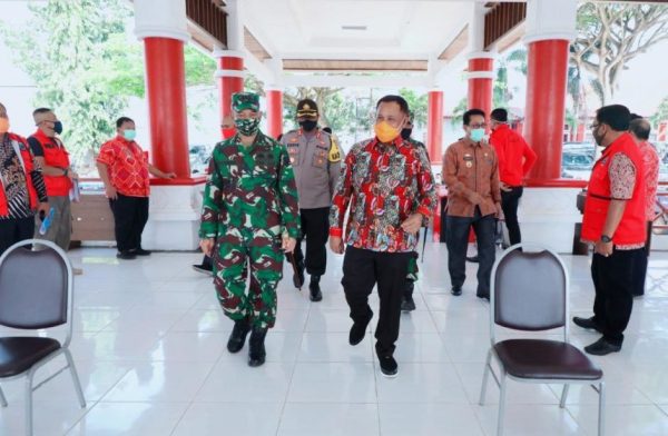 Pemkab Lamsel Terima Kunker Danrem 043/Gatam Kol Inf Toto Jumariono