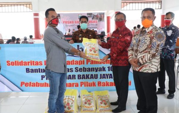 PT. BBJ Salurkan Bantuan 10 Ton Beras Untuk Penanggulangan Covid-19