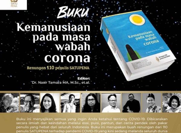 110 Penulis Satupena Menulis Buku ‘Kemanusiaan pada Masa Corona’
