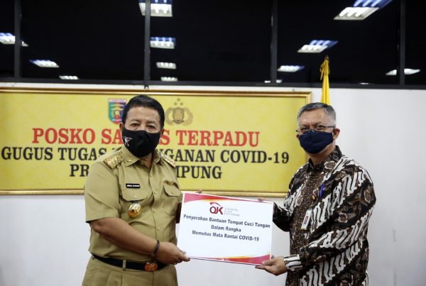 BUMN, OJK, dan Asosiasi Asuransi Bantu Percepatan Penanganan Covid-19 di Lampung