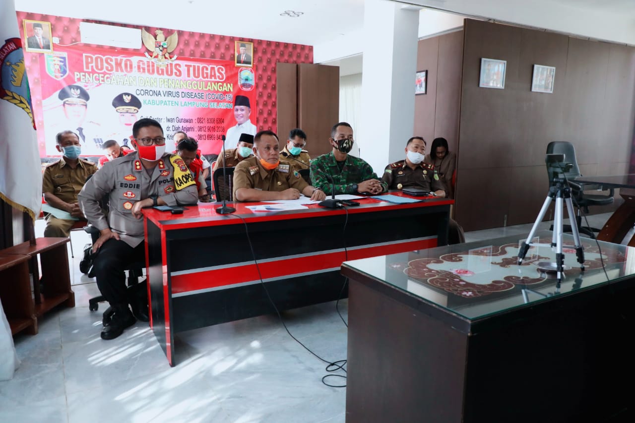 Jelang Idul Fitri, Nanang Ermanto Bahas Kondisi Pelabuhan Bakauheni Dengan Gubernur Melalui Vicon