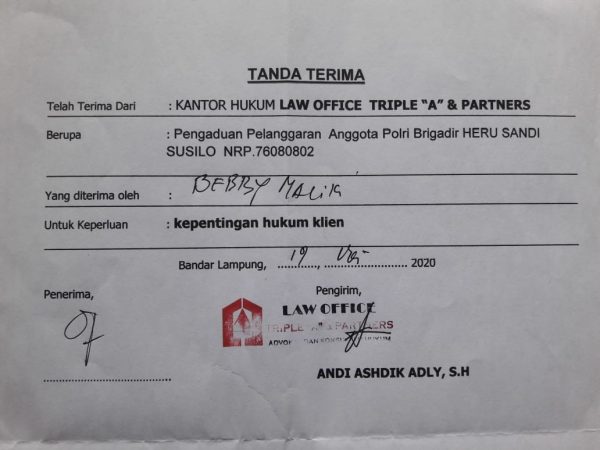 Setelah Laporkan Tantri Wulansari dan Ayahnya Terkait Uang Rp450 Juta, Listadora Juga Laporkan Brigadir HSS
